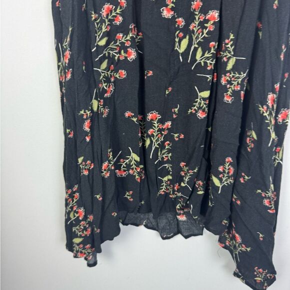 FREE PEOPLE | Tree Swing Floral Black Sleeveless Top Cutout Women’s Size Small - Picture 7 of 11